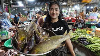 Yummy banana fishes cooking  Buy fish for cooking Countryside vlog [upl. by Tacye]