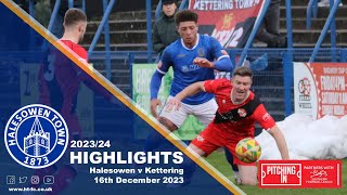 HIGHLIGHTS  Halesowen v Kettering Town 161223 [upl. by Dun]