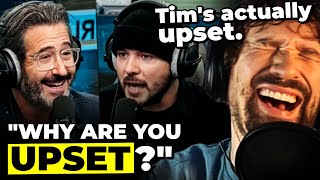 Seder Confronts Tim Pool For Russian Funding And Gets Him Visibly Upset [upl. by Doroteya]