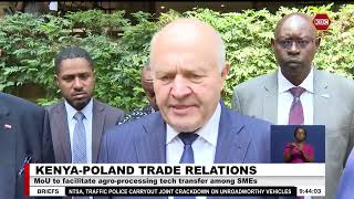 Kenya and Poland seal deal to boost trade [upl. by Jeramie]