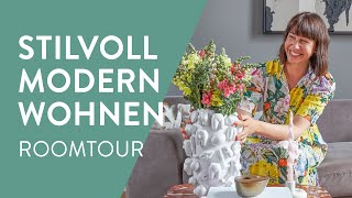 Moderne Einrichtung mit klassischen Akzenten  Stilvoll Wohnen Roomtour [upl. by Bortman831]