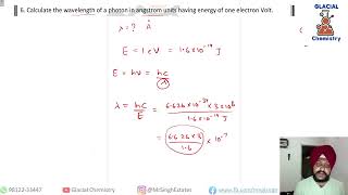 Plancks law and Photoelectric Effect Practice Sheet 2 Question 6 Chapter 2  Class 11 [upl. by Caleb]