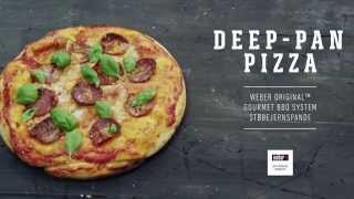 Deeppan pizza på GBS® Webers Grillopskrifter [upl. by Nahtaj605]