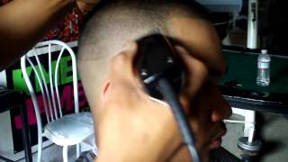 Caken Cuts Barber Technique on doing a Bald Fade Part 2 [upl. by Ratcliff]