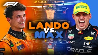 All Of Lando Norris amp Max Verstappen’s INTENSE 2024 Battles [upl. by Mixam]