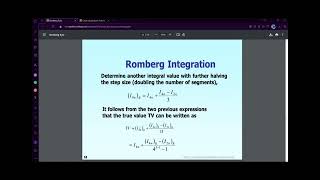 Romberg rule of integration [upl. by Primrosa520]