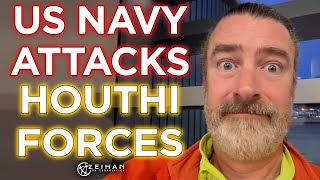 US Navy Strikes Houthi Forces in Yemen  Peter Zeihan [upl. by Frederique]