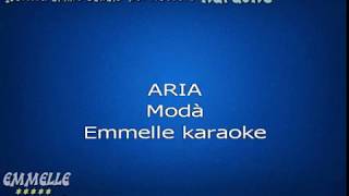 Aria karaoke Modà EMMELLE KARAOKE [upl. by Cecily821]