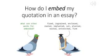 Embedding Quotations [upl. by Ignacius428]