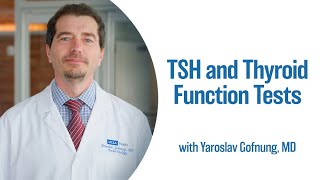 TSH and Thyroid Function Tests  UCLA Endocrine Center [upl. by Nodnar]