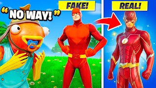 I Trolled 9 Year Old With FAKE Flash Skin [upl. by Erodeht629]