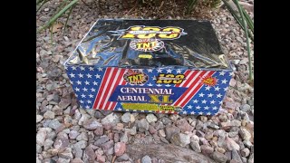 TNT Fireworks  Centennial Aerial XL 46 shots 500 g cake [upl. by Ecirpak]