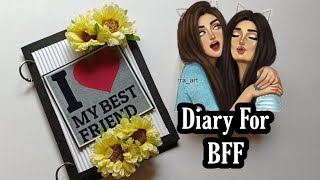 Memory Book For Best Friend Memories Diary For Best Friend  Full Tutorial [upl. by Noisla]