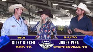 Riley Rieken and Jorge Pina 155 Winners  WSTR Title Fight Abilene  9192024 [upl. by Akenot]