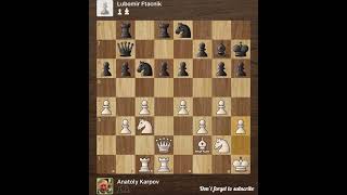 Anatoly Karpov vs Lubomir Ftacnik • Chess Olympiad  Greece 1988 [upl. by Ahsot10]