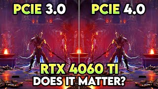 PCIe 30 vs 40  Does it Matter on RTX 4060 Ti 8GB [upl. by Nnayd413]