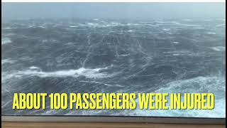 Stormy Seas Dramatic Footage from the Spirit of Discovery Cruise Ship [upl. by Aba]