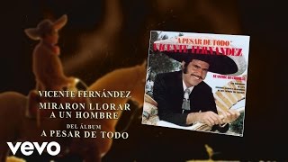 Vicente Fernández  Miraron Llorar a un Hombre Cover Audio [upl. by Saretta]