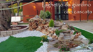 💧 Laghetto da giardino con cascata 🌷 [upl. by Tihor]