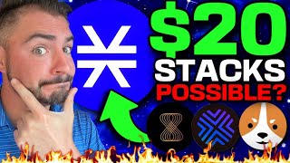 Stacks Upgrade ALERT 20 STX Price Prediction Stacks Token VS Bitcoin Price Today [upl. by Hardin]