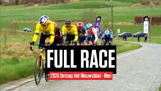 FULL RACE 2024 Omloop Het Nieuwsblad  Men [upl. by Erdnaed]