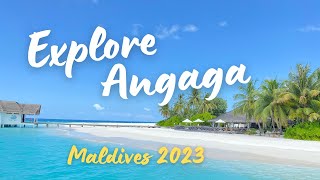 All About Angaga Island Resort And Spa Maldives maldivesresorts budgetresort [upl. by Luwana]