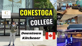 Conestoga College  Downtown Campus Tour  Kitchener [upl. by Nibroc]