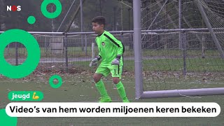 Hudaifah duikt net als keeper van Marokkaans elftal [upl. by Favata]