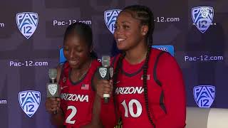 2019 Pac12 Womens Basketball Media Day Arizonas podium session [upl. by Marashio]