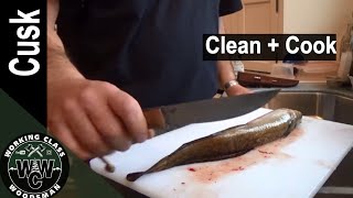 How to Clean Process and Cook a CuskBurbotLawyer FishLing CodEel Pout [upl. by Kadner]