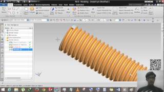 Siemens NX  Detailed Thread in NX9 [upl. by Nnylesor]