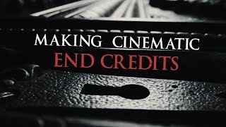 Premiere Pro CC 2018  How to Add Rolling End Credits [upl. by Aimac500]