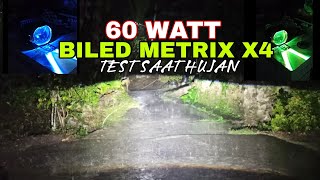 Biled metrix x4 test saat hujan [upl. by Idac]