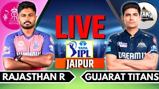 IPL 2024 Live RR vs GT Live Match  IPL Live Score amp Commentary  Rajasthan vs Gujarat Live Match [upl. by Yrrac74]