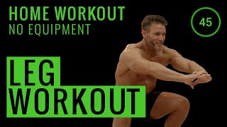 10 Minute Leg Workout  No Equipment Home Workout [upl. by Emlyn]