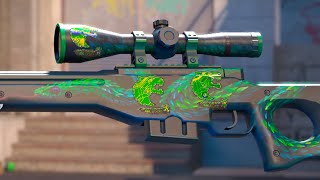 AWP  Atheris STICKER COMBINATION  CS 2 [upl. by Laflam918]