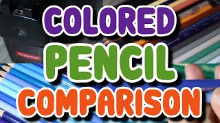 Colored Pencil Comparison  Luminance VS Polychromos VS Prismacolor [upl. by Minabe]