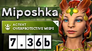 Мипошка на Энче с аспектом на хил  Miposhka Enchantress 736 DOTA 2 [upl. by Sirap]