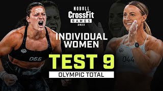 Olympic Total — Women’s Individual Test 9 — 2023 NOBULL CrossFit Games [upl. by Idnil]