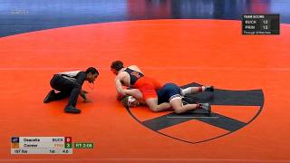 197lbs Aidan Conner Princeton vs Logan Deacetis Bucknell [upl. by Arraeis]