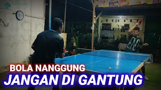 cara spin paling efektif untuk bola tanggung backspin dalam tenis meja [upl. by Zannini]