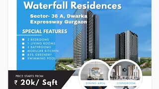 Krisumi Waterfall Residences Gurgaon  23 Bhk Flat In Gurgaon [upl. by Urina907]