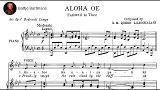 Liliuokalani  Aloha Oe 1877 [upl. by Ludwog]