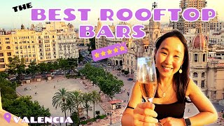 Exploring Valencia Spains BEST Rooftop Bars Which is best 🇪🇦🍹 [upl. by Ynalem]