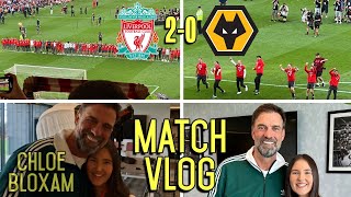 JURGEN KLOPP SAYS AN EMOTIONAL GOODBYE TO ANFIELD IN UNREAL ATMOSPHERE  Liverpool 20 Wolves Vlog [upl. by Omsare53]