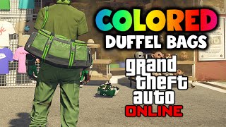 MODDED DUFFEL BAGS  HUSKY70 JOBS  GTA ONLINE 163 SAVE METHOD [upl. by Quintie]