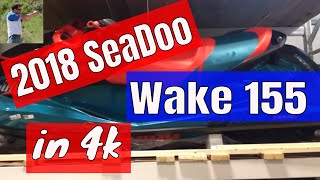 2018 SeaDoo wake 155 quick look in 4k [upl. by Abisia637]