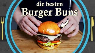 Das beste BURGER BUN Rezept Punkt Brioche Burger Buns selber machen [upl. by Akemihs43]