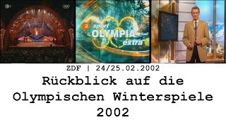 Rückblick auf die Olympischen Winterspiele 2002  ZDF  2425022002 [upl. by Selry]