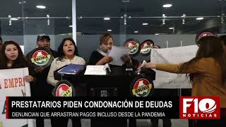 Piden condonación de intereses en sus deudas que arrastran desde la pandemia [upl. by Ahter]